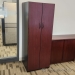 Mahogany 2 Door Wardrobe Storage Cabinet